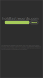Mobile Screenshot of holdfastrecords.com